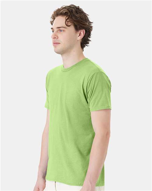 Hanes 4980 Perfect-T T-Shirt - Lime - model side