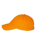 Valucap VC300A Bio-Washed Classic Dad Hat - Neon Orange - side