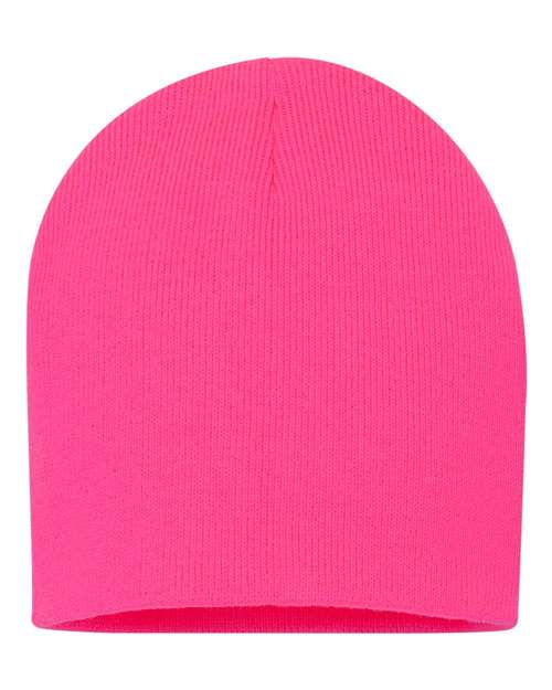 Sportsman SP08 8" Beanie - Neon Pink - back