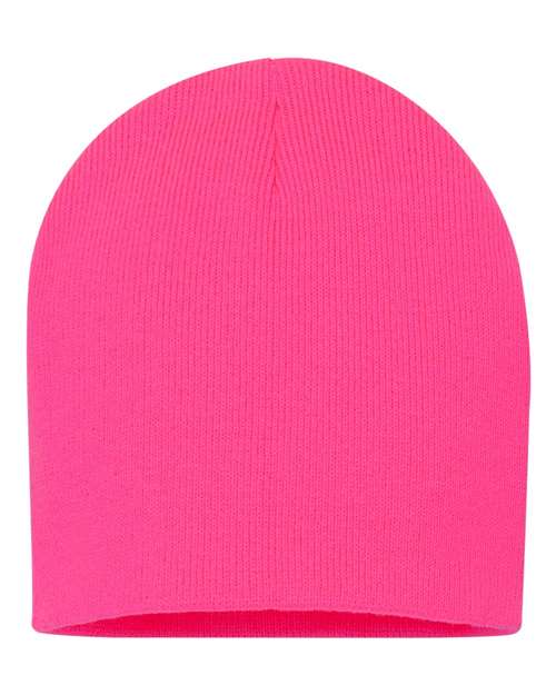 Sportsman SP08 8" Beanie - Neon Pink - front