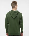 J. America 8830 Men's Sport Lace Hooded Sweatshirt - Forest - model back