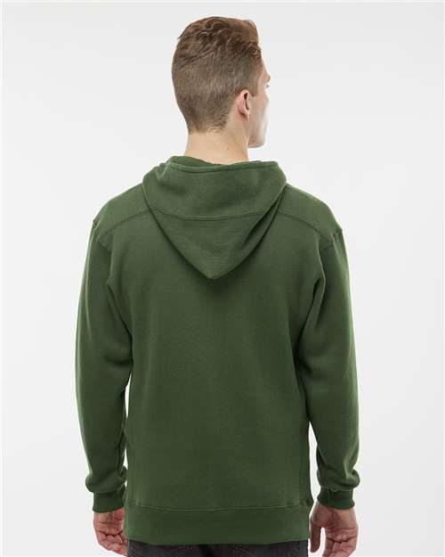 J. America 8830 Men's Sport Lace Hooded Sweatshirt - Forest - model back