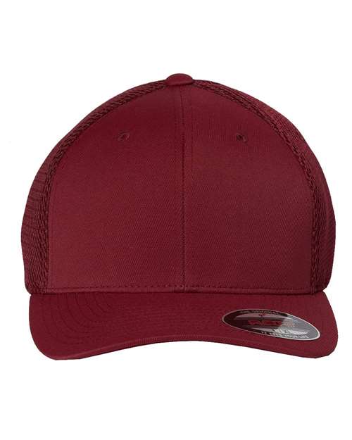Flexfit 6533 Ultrafiber Mesh Cap - Maroon - front