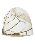 Kati LCB08 8" Licensed Camo Beanie - White Realtree AP - front