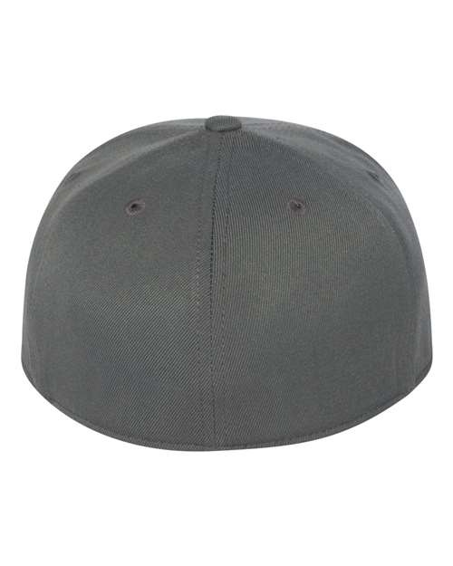 Flexfit 6210FF 210 Flat Bill Cap - Dark Grey - back