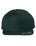 Yupoong 6089M Premium Flat Bill Snapback Cap - Spruce - front