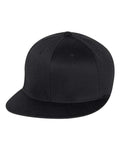 Flexfit 6297F Pro-Baseball On Field Cap - Black - front