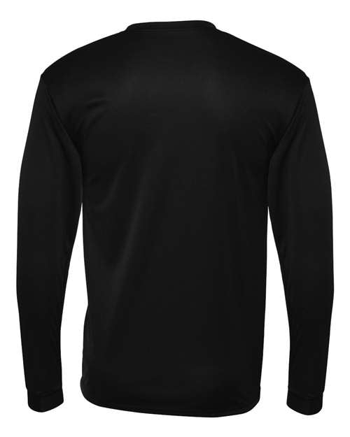 C2 Sport 5104 Unisex Performance Long Sleeve T-Shirt - Black - back
