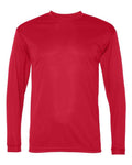 C2 Sport 5104 Unisex Performance Long Sleeve T-Shirt - Red - front