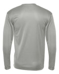 C2 Sport 5104 Unisex Performance Long Sleeve T-Shirt - Silver - back