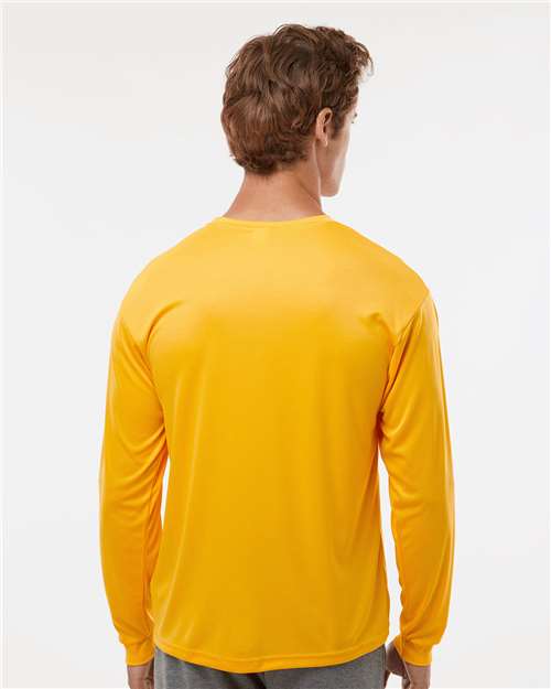C2 Sport 5104 Unisex Performance Long Sleeve T-Shirt - Gold - model back