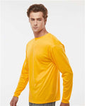 C2 Sport 5104 Unisex Performance Long Sleeve T-Shirt - Gold - model side