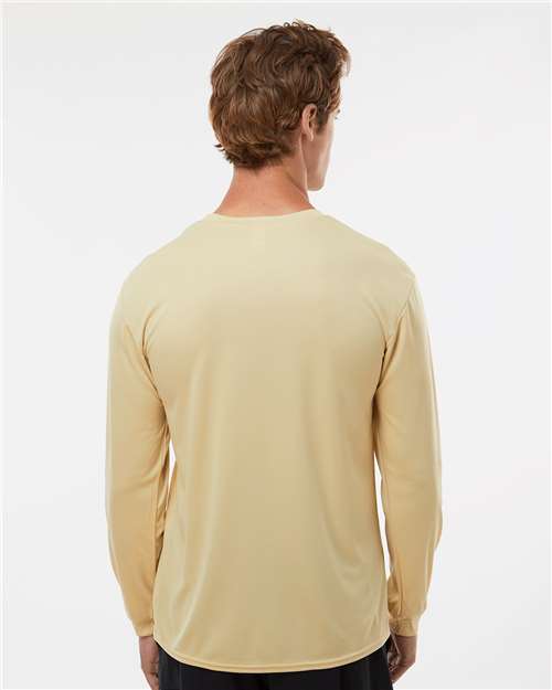 C2 Sport 5104 Unisex Performance Long Sleeve T-Shirt - Vegas Gold - model back