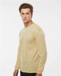 C2 Sport 5104 Unisex Performance Long Sleeve T-Shirt - Vegas Gold - model side