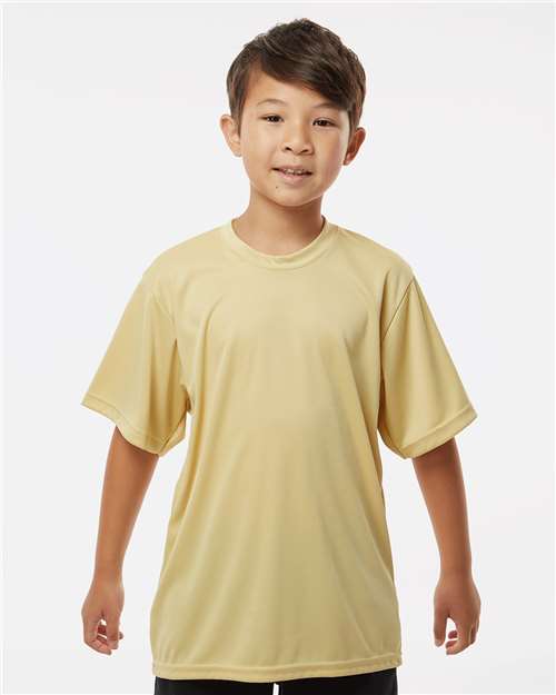 C2 Sport 5200 Youth Performance T-Shirt - Vegas Gold - model front