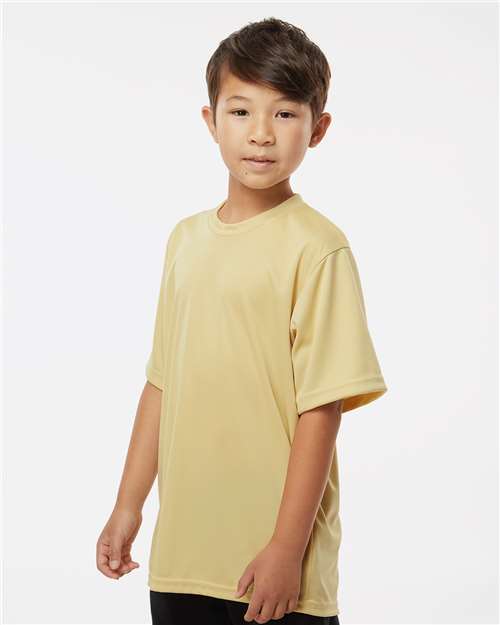 C2 Sport 5200 Youth Performance T-Shirt - Vegas Gold - model side