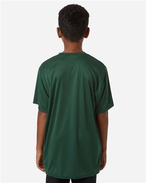 C2 Sport 5200 Youth Performance T-Shirt - Forest - model back