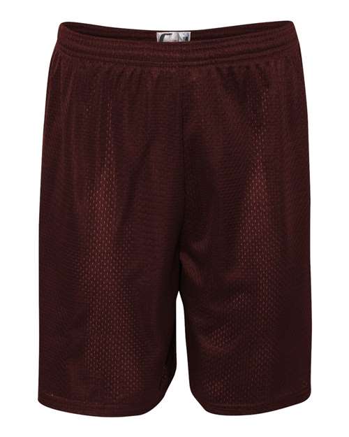 C2 Sport 5109 Men's Mesh 9" Shorts - Maroon - front