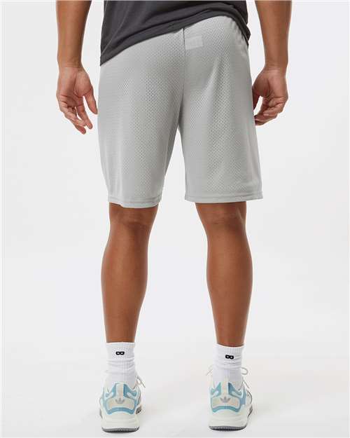 C2 Sport 5109 Men's Mesh 9" Shorts - Silver - model back