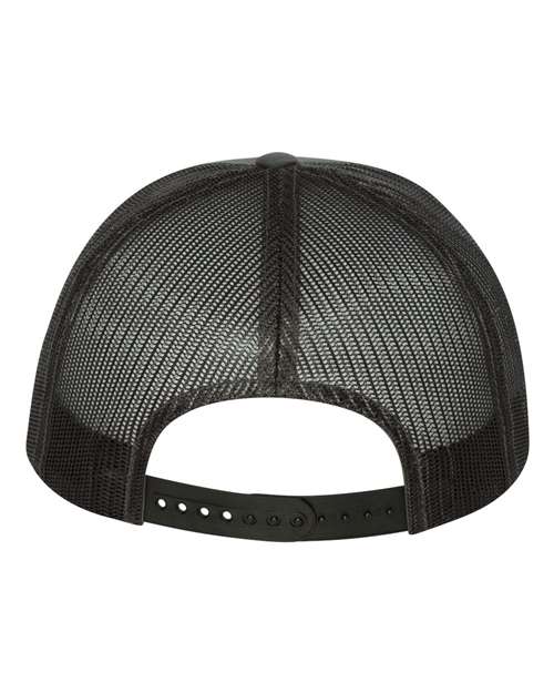 Yupoong 6006 Classic Five-Panel Trucker Cap - Charcoal - back