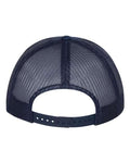 Yupoong 6006 Classic Five-Panel Trucker Cap - Navy - back