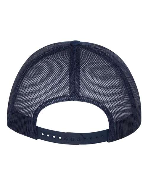 Yupoong 6006 Classic Five-Panel Trucker Cap - Navy - back