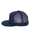 Yupoong 6006 Classic Five-Panel Trucker Cap - Navy - side