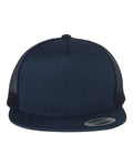 Yupoong 6006 Classic Five-Panel Trucker Cap - Navy - front