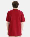 Hanes 518T Beefy-T Tall T-Shirt - Deep Red - model back