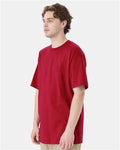 Hanes 518T Beefy-T Tall T-Shirt - Deep Red - model side