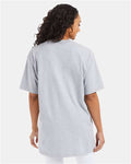 Hanes 518T Beefy-T Tall T-Shirt - Light Steel - model back