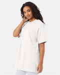 Hanes 518T Beefy-T Tall T-Shirt - White - model side