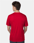 Hanes 4820 Unisex Cool DRI Performance T-Shirt - Deep Red - model back