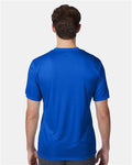 Hanes 4820 Unisex Cool DRI Performance T-Shirt - Deep Royal - model back
