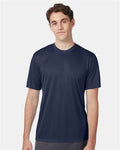 Hanes 4820 Unisex Cool DRI Performance T-Shirt - Navy - model front