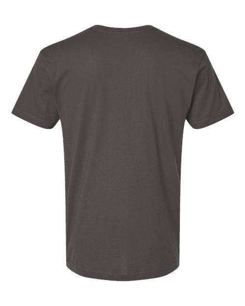 LAT 6901 Unisex Fine Jersey Tee - Charcoal - back