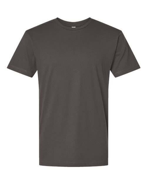 LAT 6901 Unisex Fine Jersey Tee - Charcoal - front