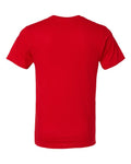 LAT 6901 Unisex Fine Jersey Tee - Red - back