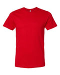 LAT 6901 Unisex Fine Jersey Tee - Red - front