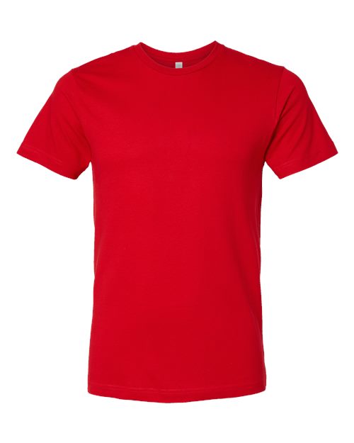 LAT 6901 Unisex Fine Jersey Tee - Red - front