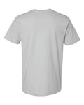 LAT 6901 Unisex Fine Jersey Tee - Silver - back