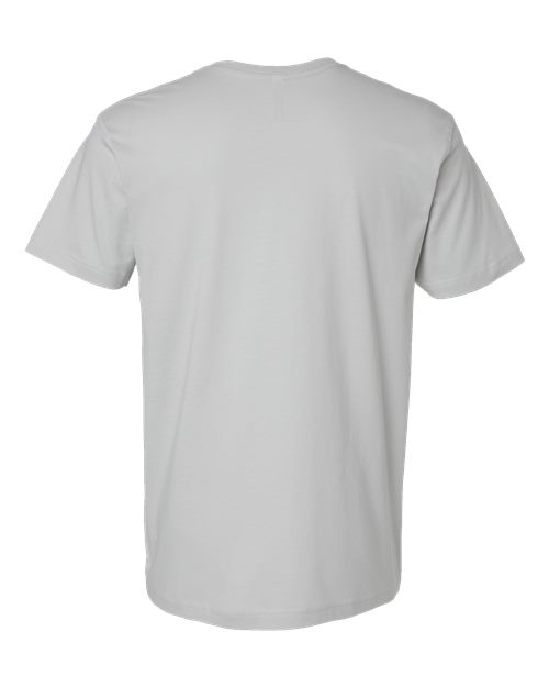 LAT 6901 Unisex Fine Jersey Tee - Silver - back
