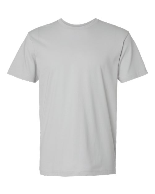 LAT 6901 Unisex Fine Jersey Tee - Silver - front