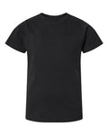LAT 6101 Youth Fine Jersey Tee - Black - front