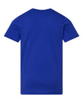 LAT 6101 Youth Fine Jersey Tee - Royal - back