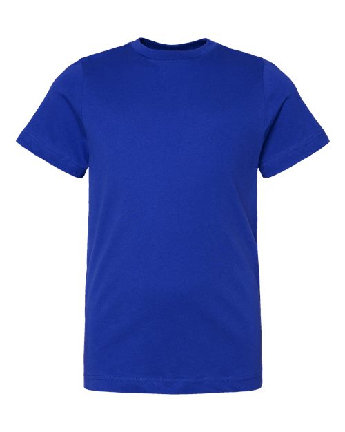 LAT 6101 Youth Fine Jersey Tee - Royal - front