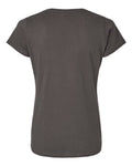 LAT 3516 Women's Fine Jersey Tee - Charcoal - back