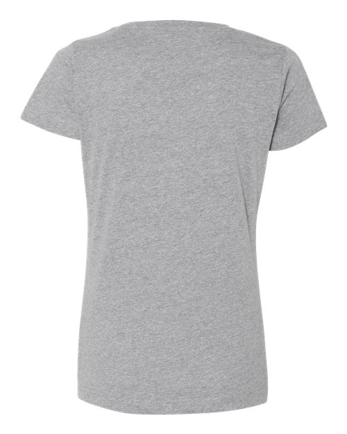 LAT 3516 Women's Fine Jersey Tee - Heather - back