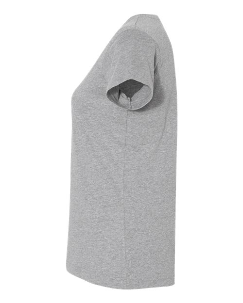 LAT 3516 Women's Fine Jersey Tee - Heather - side