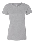 LAT 3516 Women's Fine Jersey Tee - Heather - front
